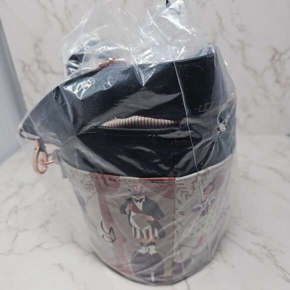 NWT Disney Parks Haunted Mansion Bucket Bag Crossbody/Purse - Picture 4 of 8